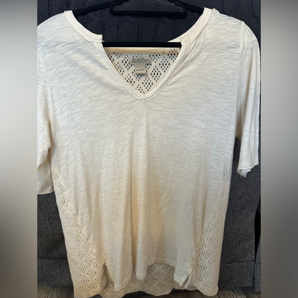 Lucky Brand high low shirt.